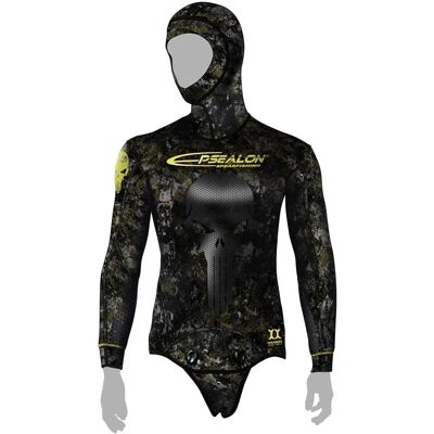 Traje de pesca submarina táctico Epsealon Stealth - 3 mm - Negro Traje de pesca submarina táctico Epsealon Stealth - 3 mm - Negro