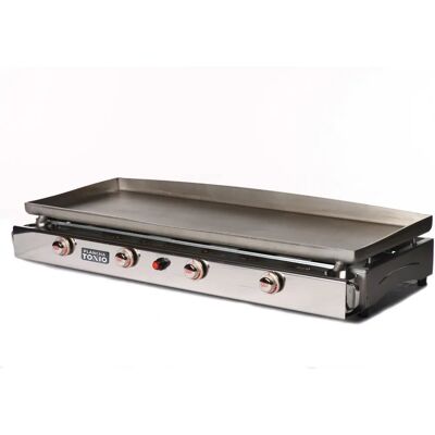 Plancha Tonio Gril à gaz - Inox - Grande surface - Gaz - Publicité Plancha Tonio Gril à gaz - Inox - Grande surface - Gaz - Publicité