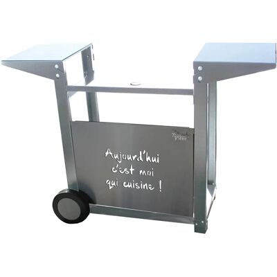 PLANCHA TONIO - Chariot pour plancha à 2 feux - Acier inoxydable - CHI008 PLANCHA TONIO - Chariot pour plancha à 2 feux - Acier inoxydable - CHI008