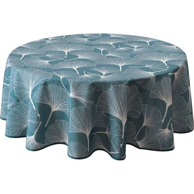 LE LINGE DE JULES - Biloba - Niebieski - 160 cm - Tablecloth LE LINGE DE JULES - Biloba - Niebieski - 160 cm - Tablecloth