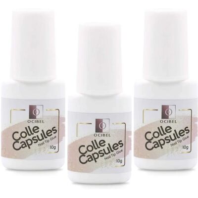 Ocibel Modèle 3 Colle à Ongles - Adhérence Rapide, Pinceau, Lot de 3 - Publicité Ocibel Modèle 3 Colle à Ongles - Adhérence Rapide, Pinceau, Lot de 3 - Publicité