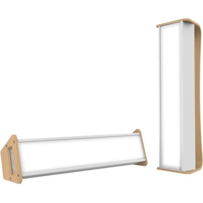 Lampe de luminothérapie Dayvia Mobilly - Blanc Hêtre - LED - Publicité Lampe de luminothérapie Dayvia Mobilly - Blanc Hêtre - LED - Publicité