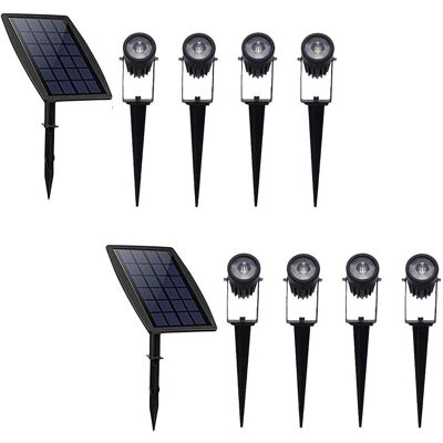 Ezilight Solar Multi Spot - 8 Lampes - Éclairage Extérieur - Publicité Ezilight Solar Multi Spot - 8 Lampes - Éclairage Extérieur - Publicité