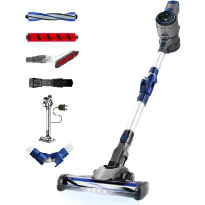 EZICLEAN Cyclomax R510 Flex - Aspirateur Multifonction Sans Fil - Écran Tactile - Moteur Magnétique - 55 Min - 250 W EZICLEAN Cyclomax R510 Flex - Aspirateur Multifonction Sans Fil - Écran Tactile - Moteur Magnétique - 55 Min - 250 W