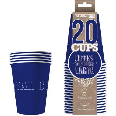JADEO 20 American blue recyclable cups - Cups JADEO 20 American blue recyclable cups - Cups