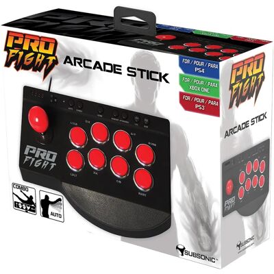 Subsonic Pro Fight Arcade Stick - PS4/Xbox One/PS3 Subsonic Pro Fight Arcade Stick - PS4/Xbox One/PS3
