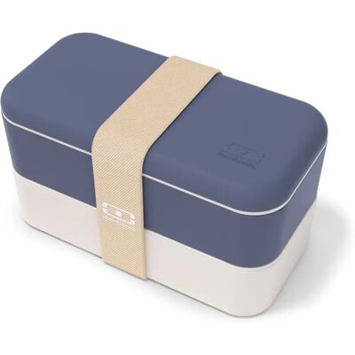 Boîte à lunch Monbento MB Original - Bleu, 1L, Micro-ondes - Publicité Boîte à lunch Monbento MB Original - Bleu, 1L, Micro-ondes - Publicité
