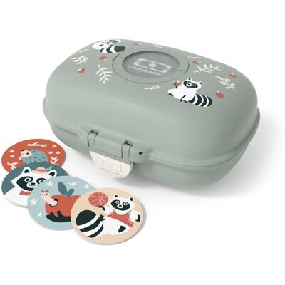 Monbento Kids Raccoon Snack Box - Boîte Hermétique - Publicité Monbento Kids Raccoon Snack Box - Boîte Hermétique - Publicité