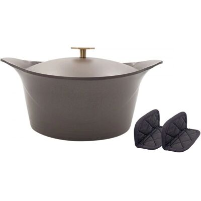 Cookut Moka 24cm Taupe Cocotte - Cookut - Publicité Cookut Moka 24cm Taupe Cocotte - Cookut - Publicité
