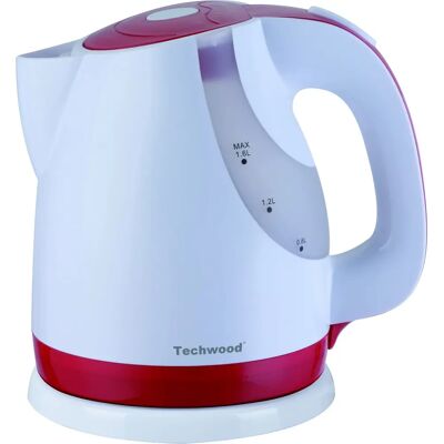 Techwood TB-1625 - Bouilloire en Acier Inoxydable - 1.6L - 2.2kW Techwood TB-1625 - Bouilloire en Acier Inoxydable - 1.6L - 2.2kW