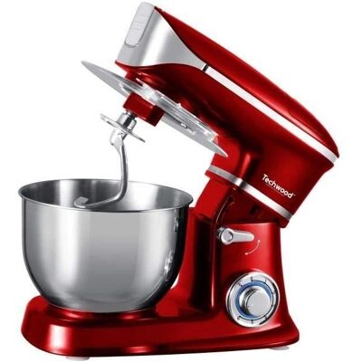 Impastatrice Techwood TCDR-135 - 6.5L, 1300W, 6 velocità, Rosso Impastatrice Techwood TCDR-135 - 6.5L, 1300W, 6 velocità, Rosso