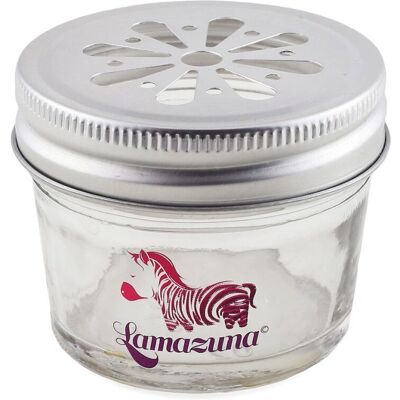 Lamazuna 10500 Pot en Verre - Cosmétiques Solides, Argent Lamazuna 10500 Pot en Verre - Cosmétiques Solides, Argent