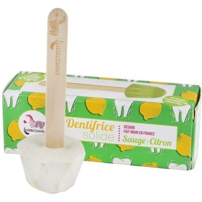 Lamazuna Dentifrice Solide Citron Sauge - Dentifrice - Publicité Lamazuna Dentifrice Solide Citron Sauge - Dentifrice - Publicité