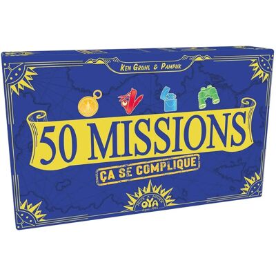 Oya 50 Missions Jeu de Société - Coopératif & Défi - Publicité Oya 50 Missions Jeu de Société - Coopératif & Défi - Publicité