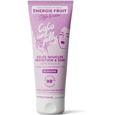 Gelée Définition Boucles à la Noix de Coco - Coiffant Sans Rinçage - Publicité Gelée Définition Boucles à la Noix de Coco - Coiffant Sans Rinçage - Publicité
