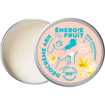 Energie Fruit Déodorant Bio 48H Parfum Monoï 45g - Publicité Energie Fruit Déodorant Bio 48H Parfum Monoï 45g - Publicité
