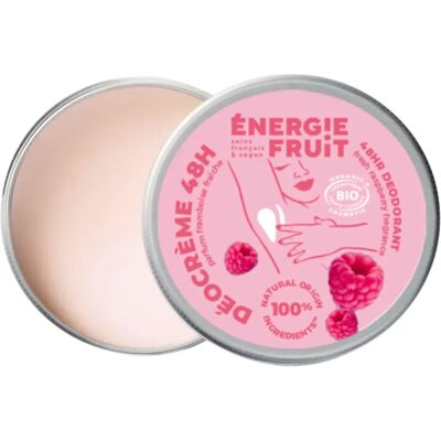 Energie Fruit Bio 48H Deodorant - Vegan, Natürliche, Himbeer-Duft Energie Fruit Bio 48H Deodorant - Vegan, Natürliche, Himbeer-Duft