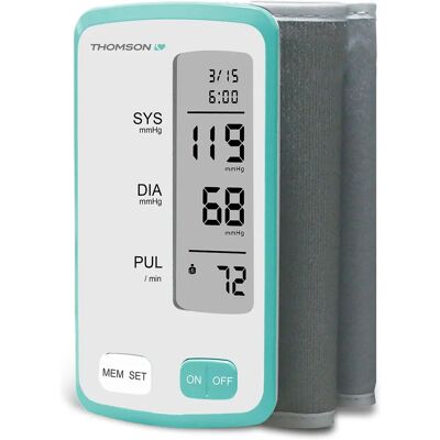 Tensiomètre sans fil Thomson A9 pour bras - Publicité Tensiomètre sans fil Thomson A9 pour bras - Publicité