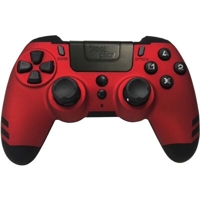 Steelplay MetalTech Controller - Red - Gaming Controller - PS4 & PC Steelplay MetalTech Controller - Red - Gaming Controller - PS4 & PC