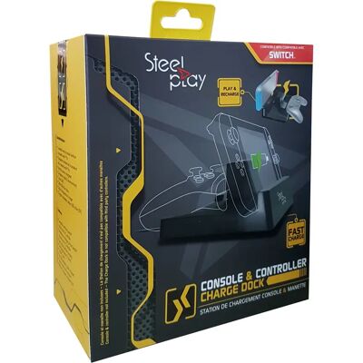 Stanice Steelplay - Španělská edice - Rychlé nabíjení - Nintendo Switch Stanice Steelplay - Španělská edice - Rychlé nabíjení - Nintendo Switch