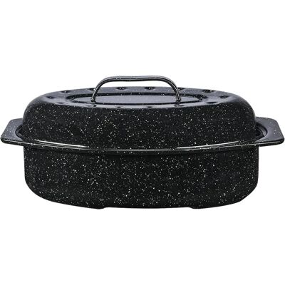 GraniteWare Cocotte Roaster - Léger, Résistant à la Haute Temp - Publicité GraniteWare Cocotte Roaster - Léger, Résistant à la Haute Temp - Publicité