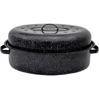 GraniteWare EFFDA38 Casserole Ovale Noire - Casserole - Publicité GraniteWare EFFDA38 Casserole Ovale Noire - Casserole - Publicité