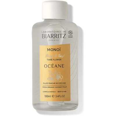 Laboratoires de Biarritz Monoï Fleur de Tiaré - 100ml - Publicité Laboratoires de Biarritz Monoï Fleur de Tiaré - 100ml - Publicité