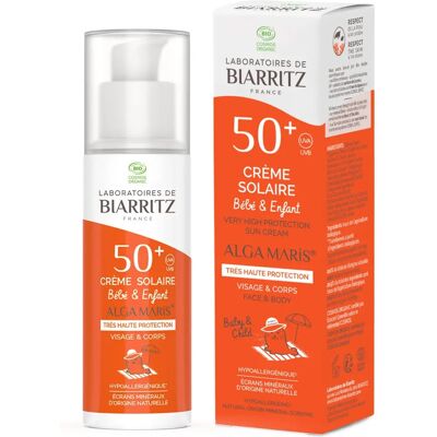 Laboratoires de Biarritz Crème Solaire Bio Bébé & Enfant SPF50+ - Publicité Laboratoires de Biarritz Crème Solaire Bio Bébé & Enfant SPF50+ - Publicité