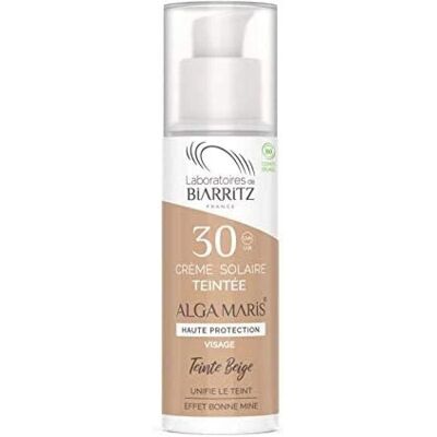 Crema facial ligera SPF30 Laboratoires de Biarritz - Sensible, Hidratante, Filtros minerales Crema facial ligera SPF30 Laboratoires de Biarritz - Sensible, Hidratante, Filtros minerales