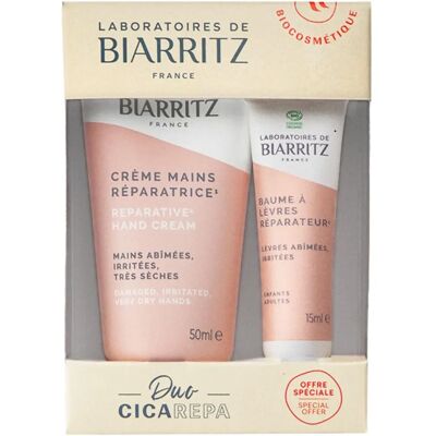 Biarritz Reparatur-Hand- & Lippen-Duo - Natürliche Hautpflege Biarritz Reparatur-Hand- & Lippen-Duo - Natürliche Hautpflege