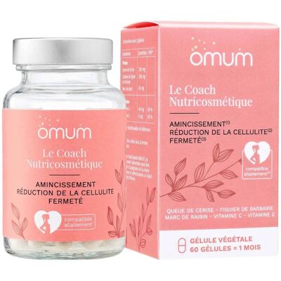 Omum Le Coach Nutricosmétique - Complément alimentaire minceur - 60 Gélules - Publicité Omum Le Coach Nutricosmétique - Complément alimentaire minceur - 60 Gélules - Publicité