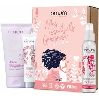 Omum - Coffret Essentiels Grossesse - Soins - Publicité Omum - Coffret Essentiels Grossesse - Soins - Publicité