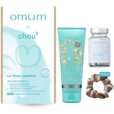Omum - Coffret Capillaire Chou2 - Shampooing Fortifiant & Hydratant + Compléments Omum - Coffret Capillaire Chou2 - Shampooing Fortifiant & Hydratant + Compléments