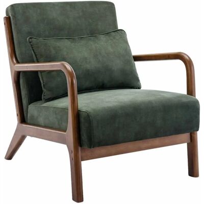 Alice's Garden - Sillón de terciopelo caqui - Estilo escandinavo Alice's Garden - Sillón de terciopelo caqui - Estilo escandinavo