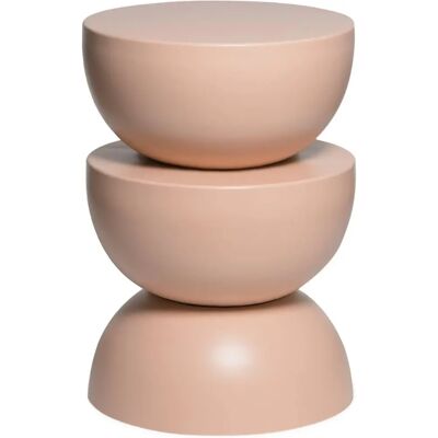 Sweeek Coumba Table d'appoint Rose en Métal - Décoration Petit Espace - Publicité Sweeek Coumba Table d'appoint Rose en Métal - Décoration Petit Espace - Publicité