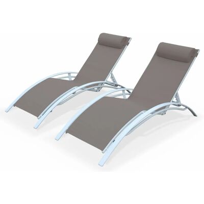 SWEEEK Talpa Tumbona de Aluminio - Reclinable, Resistente al Tiempo SWEEEK Talpa Tumbona de Aluminio - Reclinable, Resistente al Tiempo