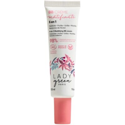Lady Green - BB Creme 30ML - Klärend - Mattierend - Bio Lady Green - BB Creme 30ML - Klärend - Mattierend - Bio
