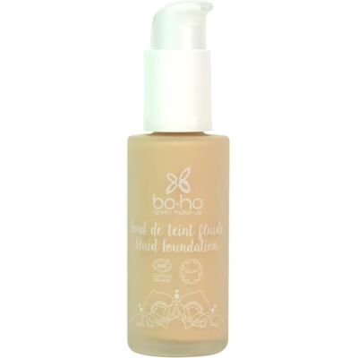 Fond de Teint Fluide Boho Green - Porcelaine - Naturel, Végane, 30ml - Publicité Fond de Teint Fluide Boho Green - Porcelaine - Naturel, Végane, 30ml - Publicité