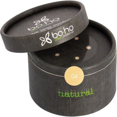 Poudre libre minérale bio 04 jaune translucide 10 g - Boho - Publicité Poudre libre minérale bio 04 jaune translucide 10 g - Boho - Publicité