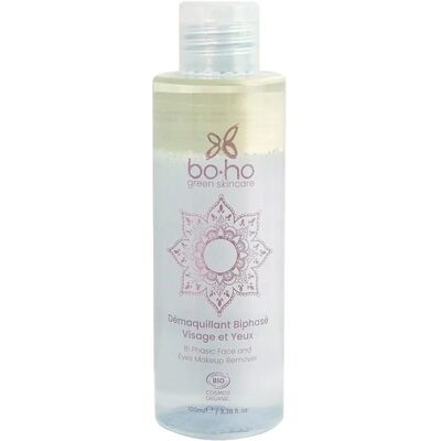 BOHO GREEN MAKE-UP Organic Bi-Phase Makeup Remover - Face & Eyes 100ml BOHO GREEN MAKE-UP Organic Bi-Phase Makeup Remover - Face & Eyes 100ml