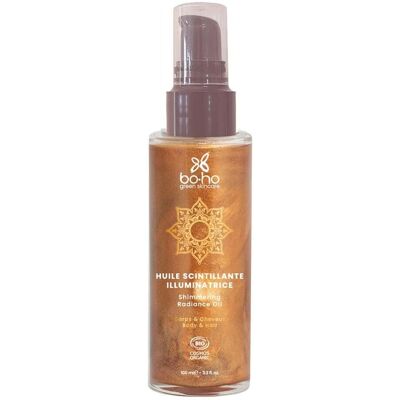 Boho Green Make-Up Oil - Gold - Nourishing, Illuminating, 100ml Boho Green Make-Up Oil - Gold - Nourishing, Illuminating, 100ml
