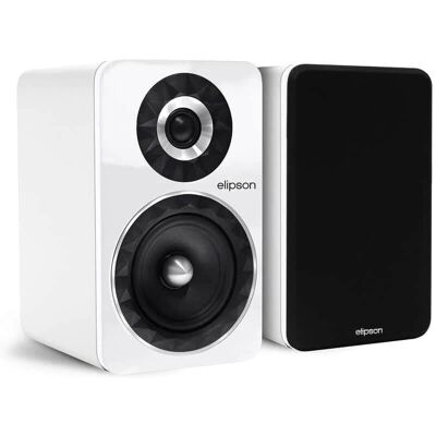 Enceintes Compactes Elipson Prestige Facet 6B Blanc - Publicité Enceintes Compactes Elipson Prestige Facet 6B Blanc - Publicité