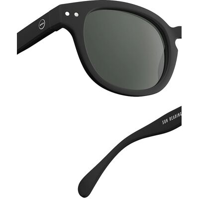 Lunettes de soleil noires IZIPIZI - +2,5 Protection UV - Publicité Lunettes de soleil noires IZIPIZI - +2,5 Protection UV - Publicité