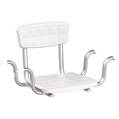 Sedia per vasca regolabile con schienale - Bianco Sedia per vasca regolabile con schienale - Bianco