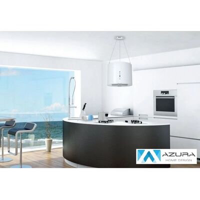 AZURA HOME DESIGN - GALAXY - Blanco - 40 cm - Campana extractora AZURA HOME DESIGN - GALAXY - Blanco - 40 cm - Campana extractora