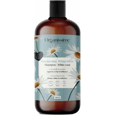 Shampooing Pelage Blanc EcoSoin - 250ml - Publicité Shampooing Pelage Blanc EcoSoin - 250ml - Publicité