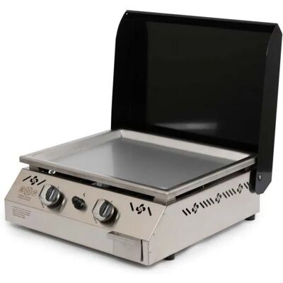 EUSKAL PLANTXA plancha à gaz 6000w plaque en acier inoxydable 55x45cm - NOIR - Publicité EUSKAL PLANTXA plancha à gaz 6000w plaque en acier inoxydable 55x45cm - NOIR - Publicité