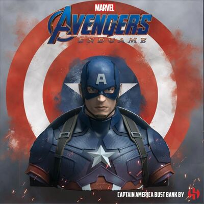 Captain America Myntkista - 22cm Captain America Myntkista - 22cm