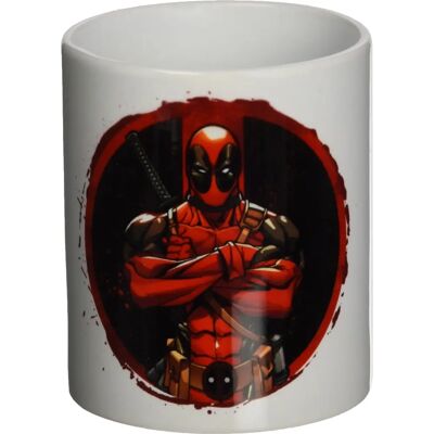 Tasse Marvel Deadpool The Merc - Céramique - 300ml - Licence officielle - Publicité Tasse Marvel Deadpool The Merc - Céramique - 300ml - Licence officielle - Publicité