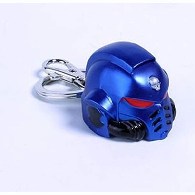 Porte-clé Warhammer 40K métal Space Marine Primaris Ultramarine - SMWHK-001 - Publicité Porte-clé Warhammer 40K métal Space Marine Primaris Ultramarine - SMWHK-001 - Publicité